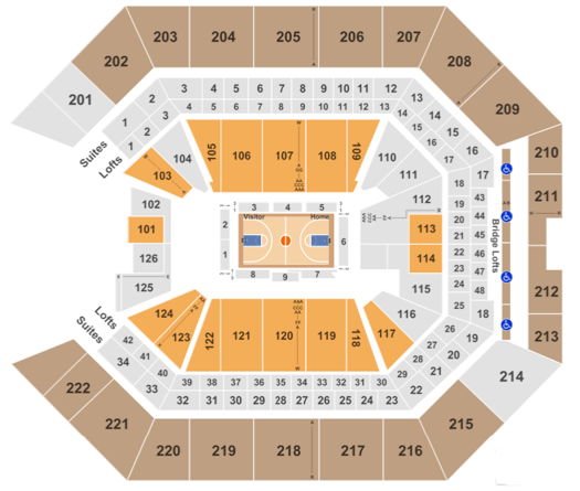 Where To Find Golden 1 Center Premium Seating and Club Options